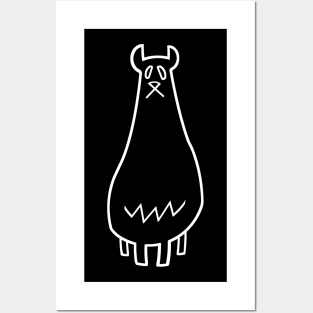 Llama Dude Posters and Art